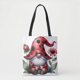 Bolso De Tela Lady Bug Gnome Tote Bag