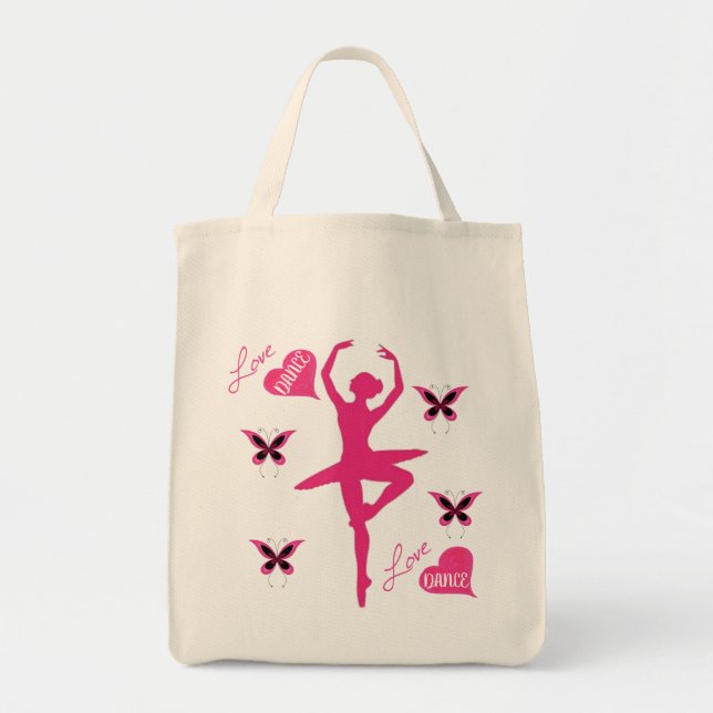 Bolso De Tela Lady Elegance Colección Tote Bag (Frente)