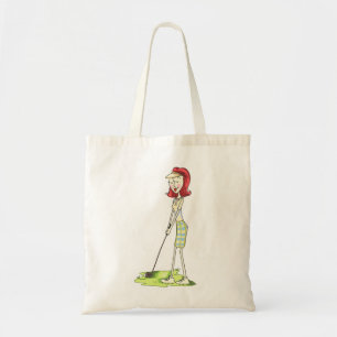 Bolso De Tela Lady Golfer