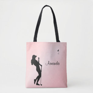 Bolso De Tela Lady Golfer Pink Personal
