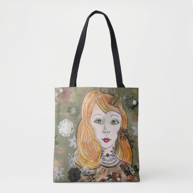 Bolso De Tela Lady Victoria (Anverso)