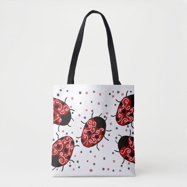 Bolso De Tela Ladybug (Anverso)