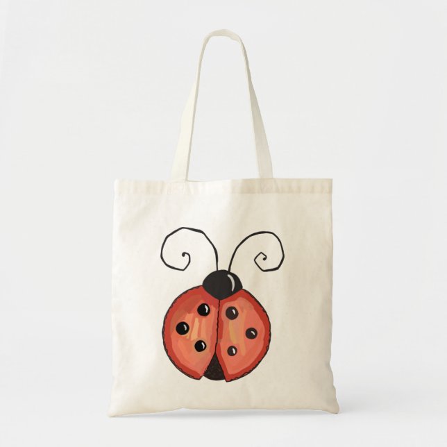 Bolso De Tela Ladybug (Frente)