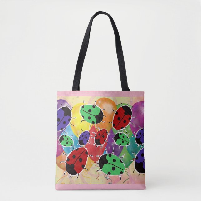 Bolso De Tela Ladybug (Anverso)