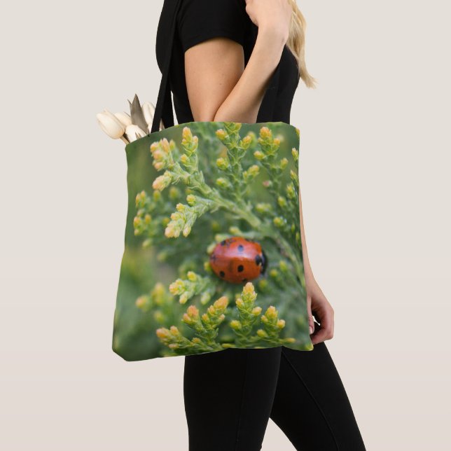 Bolso De Tela Ladybug (Detalle)