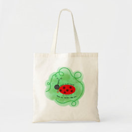 Bolso De Tela Ladybug in Yiddish Sticker