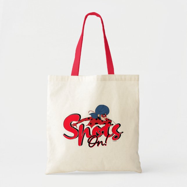 Bolso De Tela Ladybug milagroso | Puntos en (Frente)