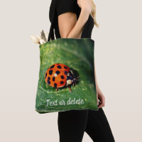 Ladybug On Leaf Close Personalizado