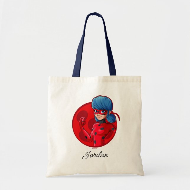 Bolso De Tela Ladybug Red Badge (Frente)