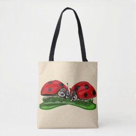 Bolso De Tela Ladybugs 