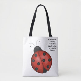 Bolso De Tela Ladybugs