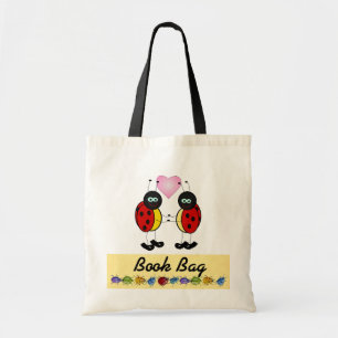 Bolso De Tela Ladybugs juntos Book Bag
