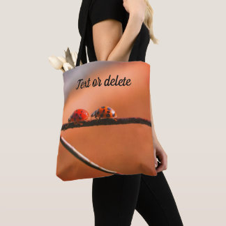 Bolso De Tela Ladybugs Play Sigue Al Líder Personalizado