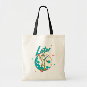 Bolso De Tela Lagarto Divertido Más Tarde Humor Procrastinación