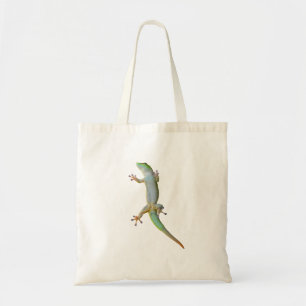 Bolso De Tela Lagarto Gecko Verde Vibrante de Madagascar