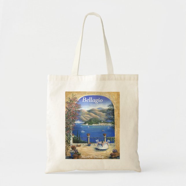 Bolso De Tela Lago Como Belliago de la terraza (Frente)