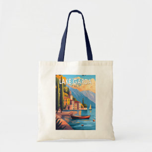 Bolso De Tela Lago de Garda Italia Viaje de arte