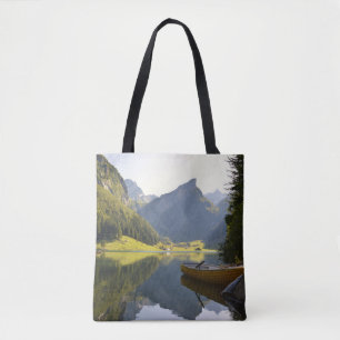 Bolso De Tela Lago de montaña alpino en Suiza