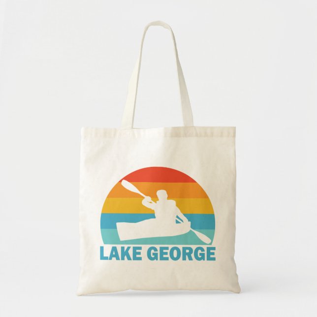 Bolso De Tela Lago George New York Kayak (Frente)
