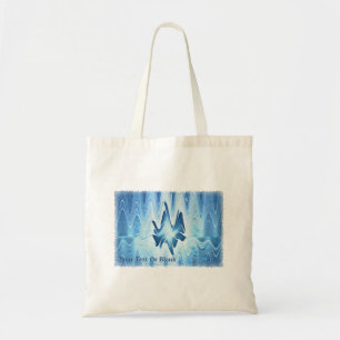 Bolso De Tela Lago Glacial