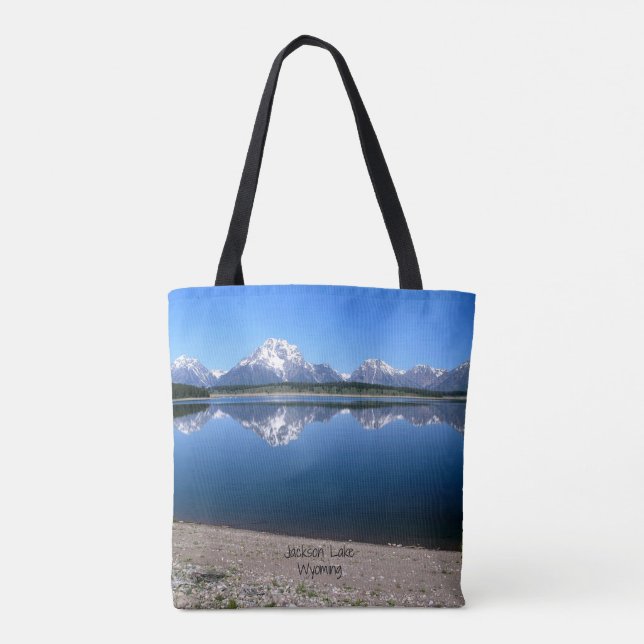 Bolso De Tela Lago Jackson, Wyoming (Reverso)