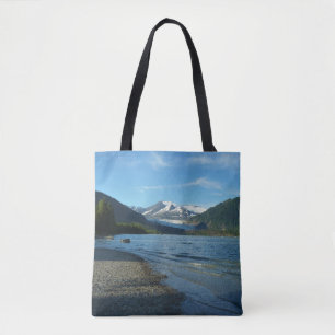 Bolso De Tela Lago Mendenhall en el paisaje Juneau Alaska