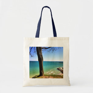 Bolso De Tela Lago Michigan, Puerto Washington, Wisconsin