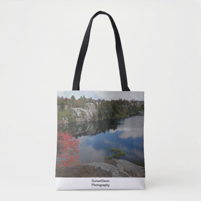 Bolso De Tela Lago Minnewaska (Anverso)