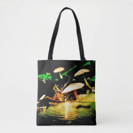 Bolso De Tela Lago Mushroom