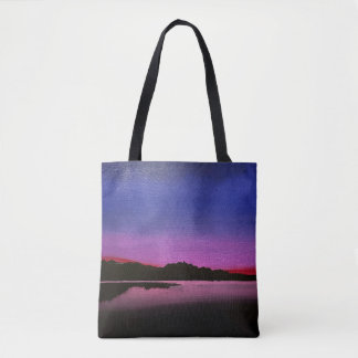 Bolso De Tela Lago Sunset