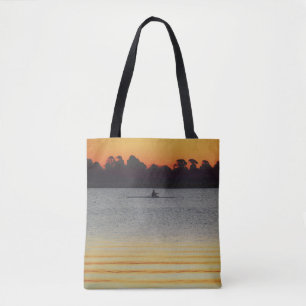 Bolso De Tela Lago Wendouree Calma Antes del Anochecer