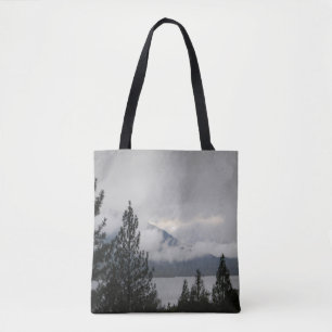 Bolso De Tela Lago Whiskeytown con niebla niebla...