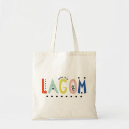 Bolso De Tela Lagom Colors Tote Bag