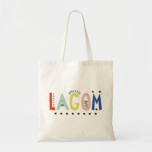 Bolso De Tela Lagom Colors Tote Bag