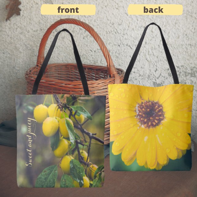 Bolso De Tela Lágrimas amarillas después de la lluvia (Subido por el creador)