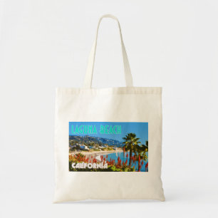 Bolso De Tela Laguna Beach Vintage Travel Estilo Poster