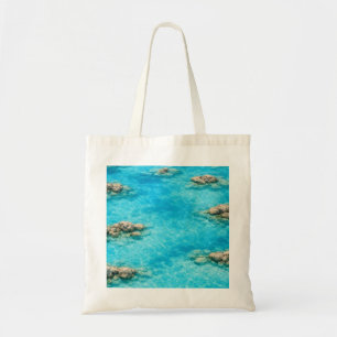Bolso De Tela Laguna de agua oceánica turquesa