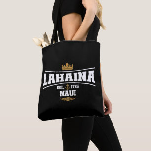 Bolso De Tela Lahaina Maui Vintage Boat Anchor Flag 1795 Regalos