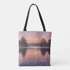 Bolso De Tela Lake During Dusk