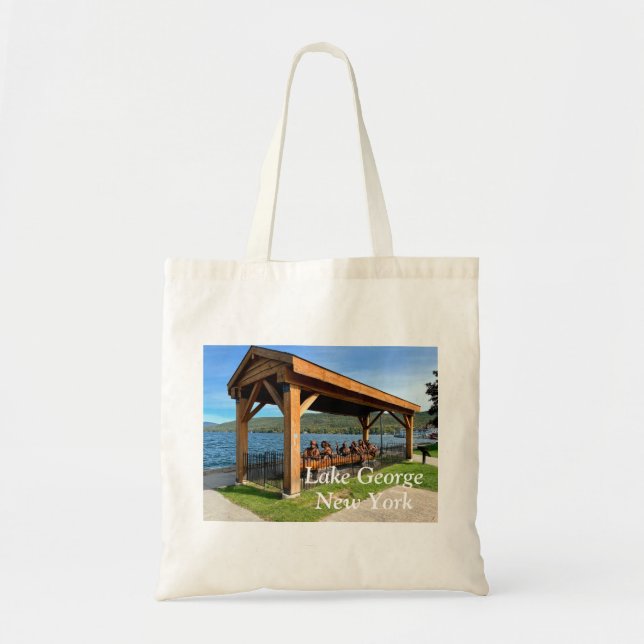 Bolso De Tela Lake George New York (Frente)