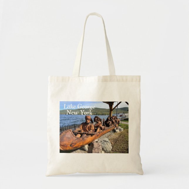 Bolso De Tela Lake George New York (Frente)