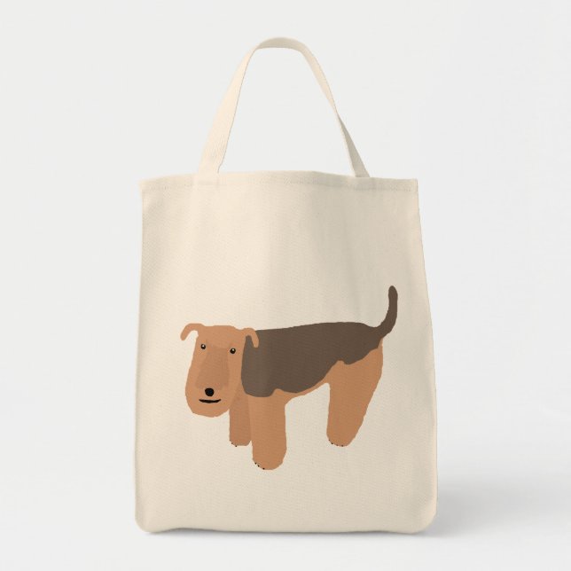 Bolso De Tela Lakeland Terrier de pensamiento (con la silla de (Frente)