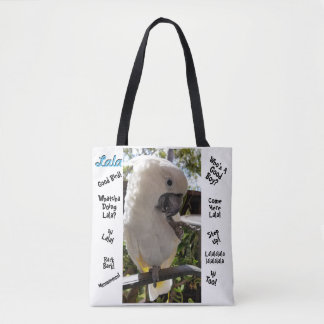Bolso De Tela Lala, el Tote Cockatoo