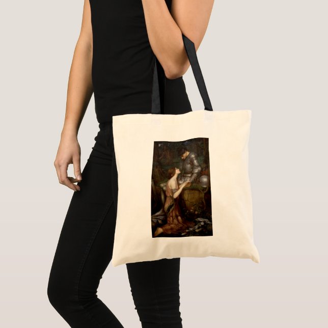 Bolso De Tela Lamia y el soldado de John William Waterhouse (Anverso (producto))