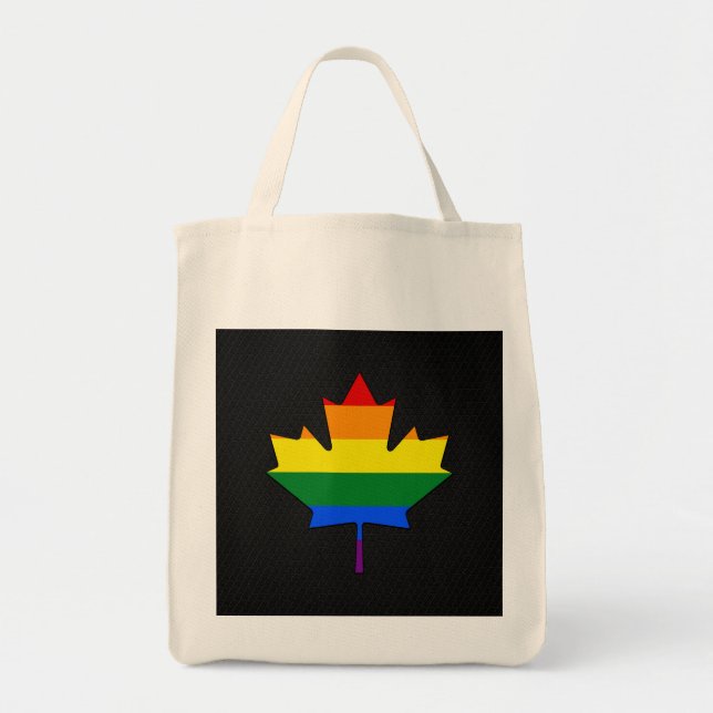 Bolso De Tela Lámina de arcilla de orgullo arcoiris (Frente)