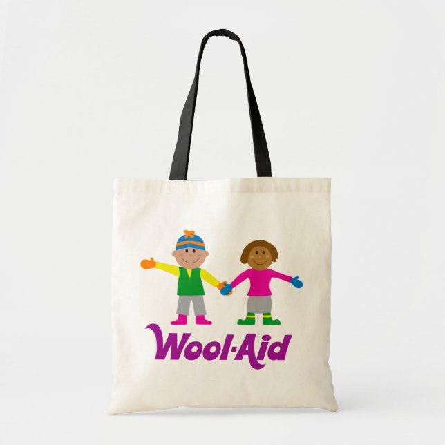 Bolso De Tela Lana-Ayuda Totebag (Frente)