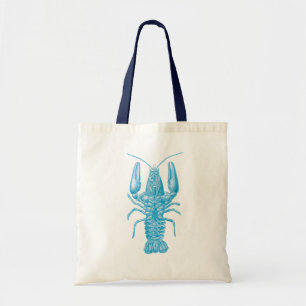 Bolso De Tela Langosta azul