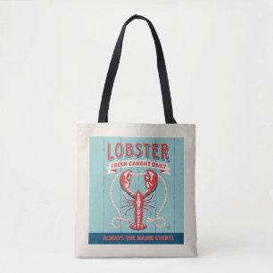 Bolso De Tela Langosta fresca atrapada diariamente Maine