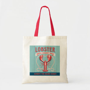 Bolso De Tela Langosta fresca atrapada diariamente   Maine