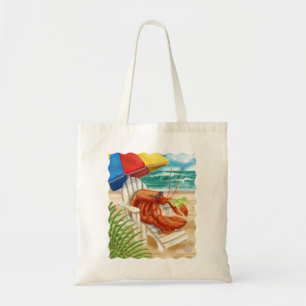 Bolso De Tela Langosta que bebe el tote de Margarita